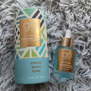 NEW Go Beauty HYDRO REVIVING Hyaluronic Acid +7 Peptides Complex Ampoule 1 oz